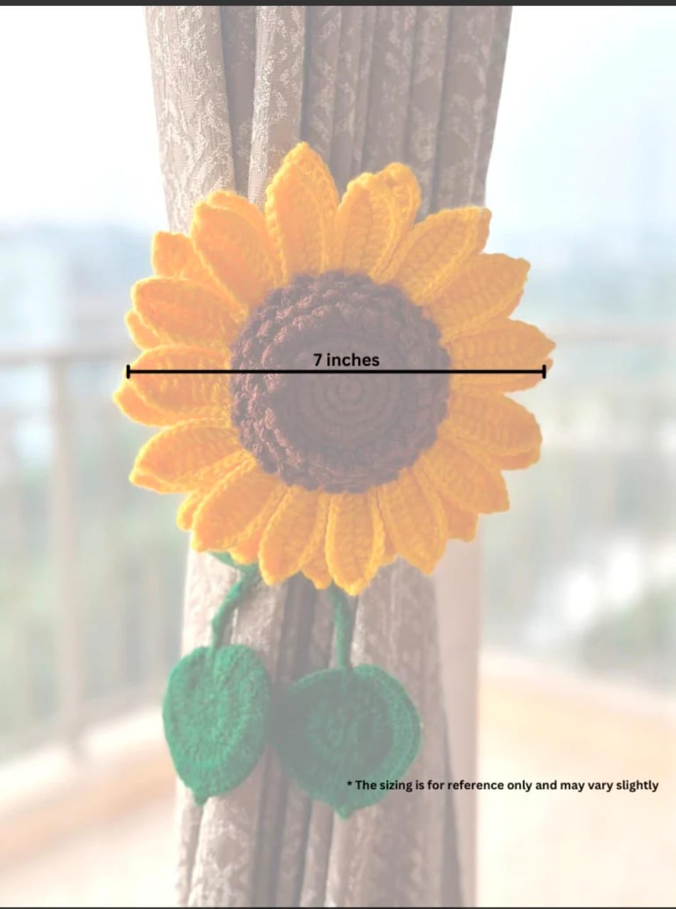 Sunflower Curtain Tie