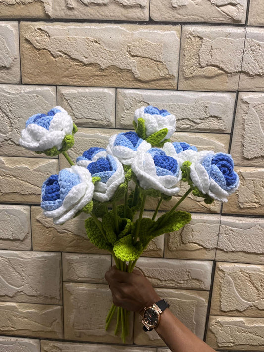 BLUE SHADED ROSE